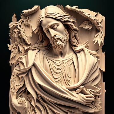 3D model st jesus (STL)